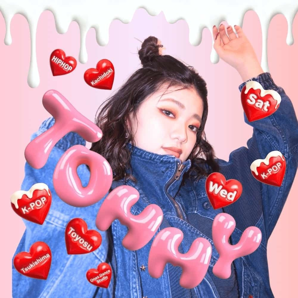 現役バックダンサーTommy先生ら豊洲のスタジオを支えるプロ講師陣の集合写真 有明ガーデンや東雲辰巳エリアの初心者も安心してK-POPの基礎を学べる親しみやすいインストラクターたちの表情 豊洲北小や有明小の習い事として選ばれる信頼のコーチング風景